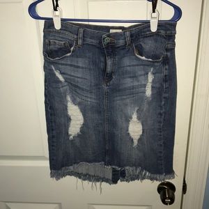 Jean skirt